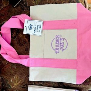 Pink Trader Joe’s Tote Bag